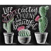 Life Is Like A Cactus Diamond Painting