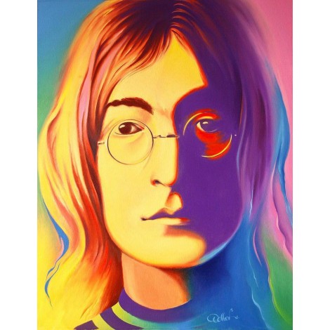 John Lennon Full Colors Diamond Painting