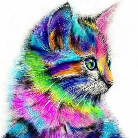 Cat Colors Diamond Painting