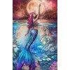 Mermaid Red Diamond Painting