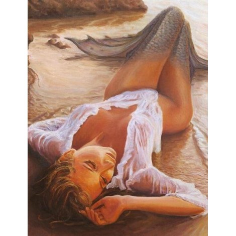 Mermaid In The Beach Diamond Painting