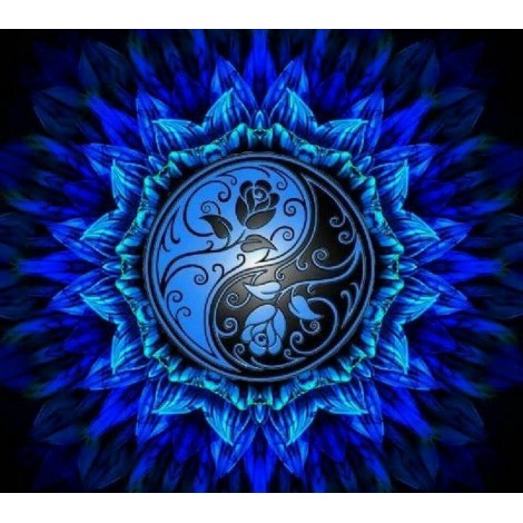 Mandala Yin And Yang Diamond Painting