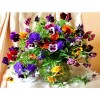 Colorful Flowers and Vases Diamond Painting