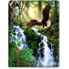Landscape Eagle Waterfall Diamond Painting