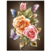 Flowers Butterfly Rose Resin Diamond Painting