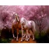 Horses Rose Love Diamond Painting