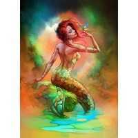 Mermaid Colors Full Diamo...