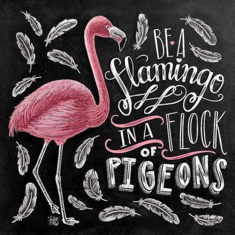 Be A Flamingo Colors Diamond Painting